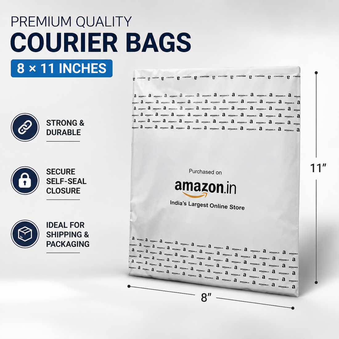 Courier Bag Size Chart for Meesho, Flipkart and Amazon Sellers