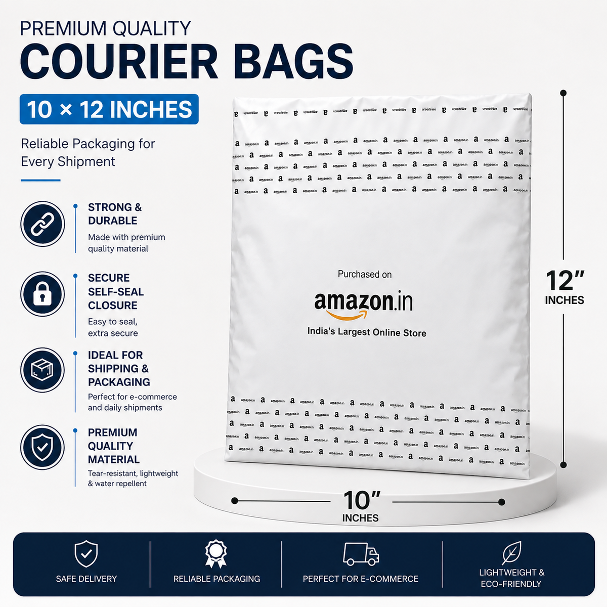 Courier Bags - Amazon Printed - (60 Micron)