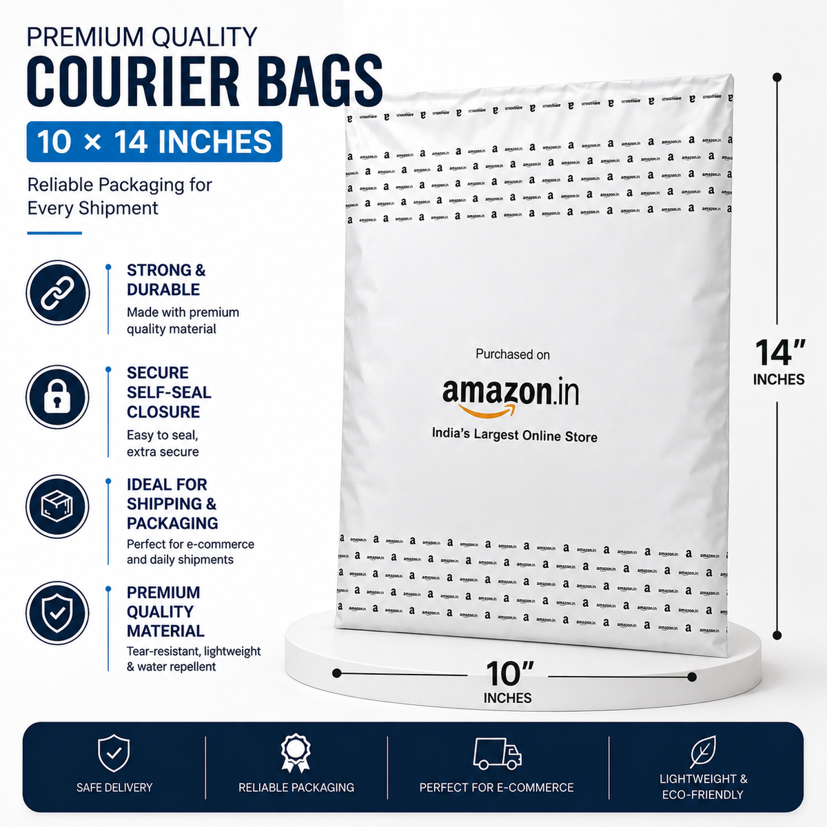 Courier Bags - Amazon Printed - (60 Micron)