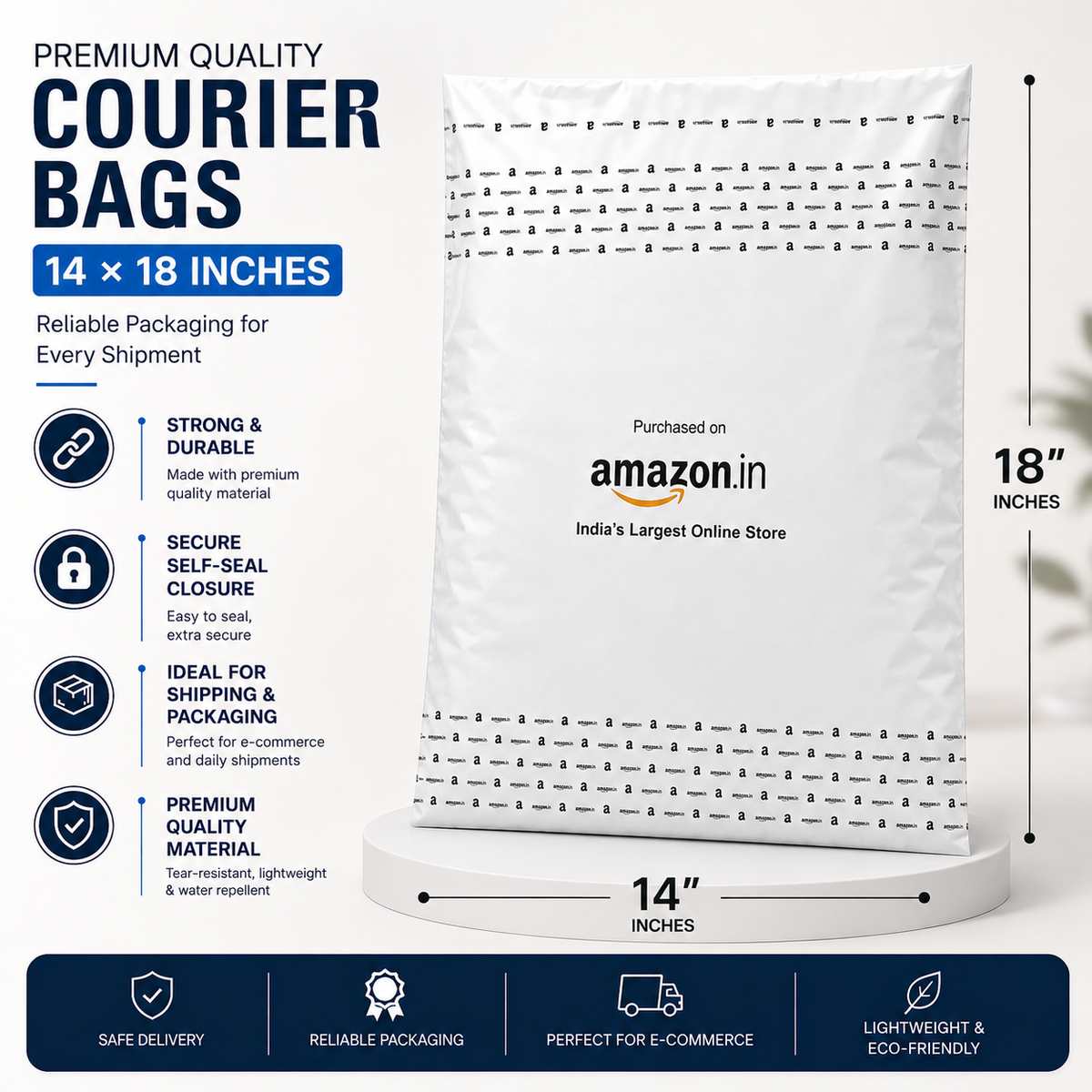 Courier Bags - Amazon Printed - (60 Micron)