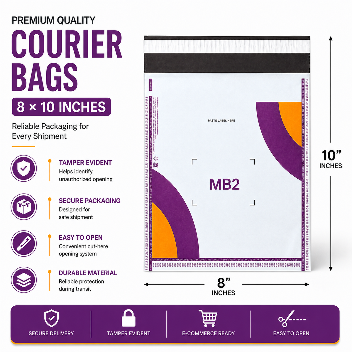 Courier Bags - Meesho Printed - (60 Micron)