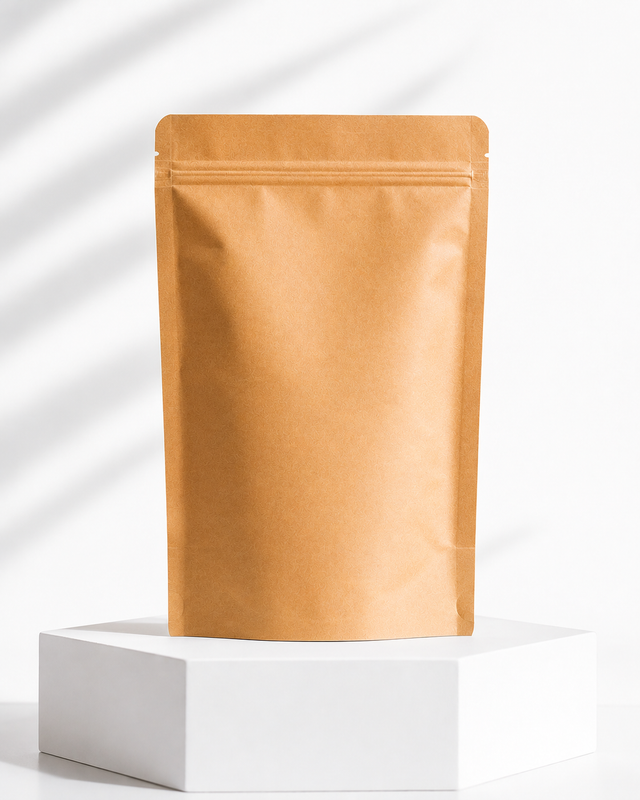 Premium Stand-Up Zip Lock Pouch (Kraft without Window)