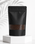 Premium Stand-Up Zip Lock Pouch (Black With Window)