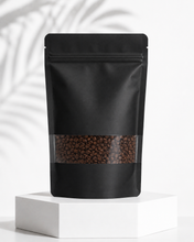 Premium Stand-Up Zip Lock Pouch (Black With Window)