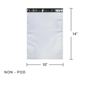 Courier bag without POD 10x14 inch - Long Medium size, tamper proof poly mailer